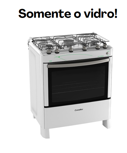 Vidro Mesa Linha de Fogões New Gen (Jade)